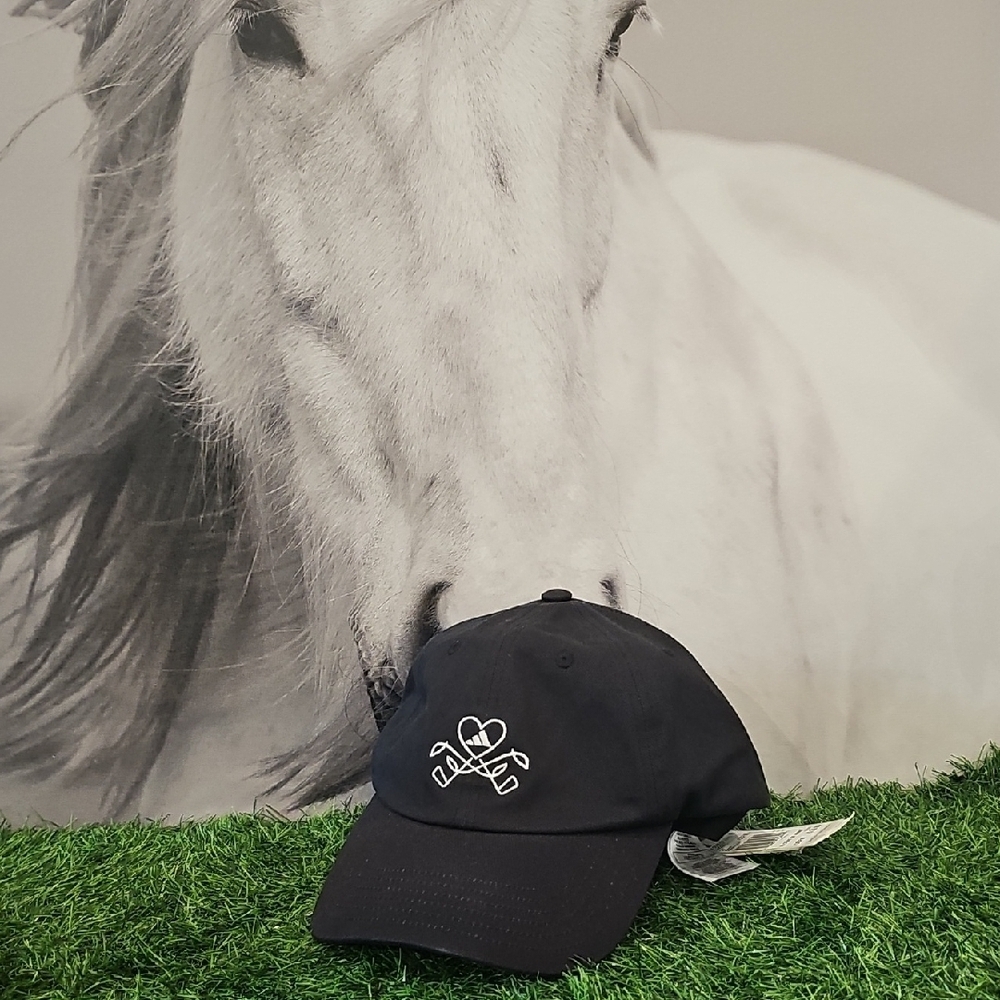 ADIDAS Women BLACK ADIDAS COAT OF ARMS GOLF CAP